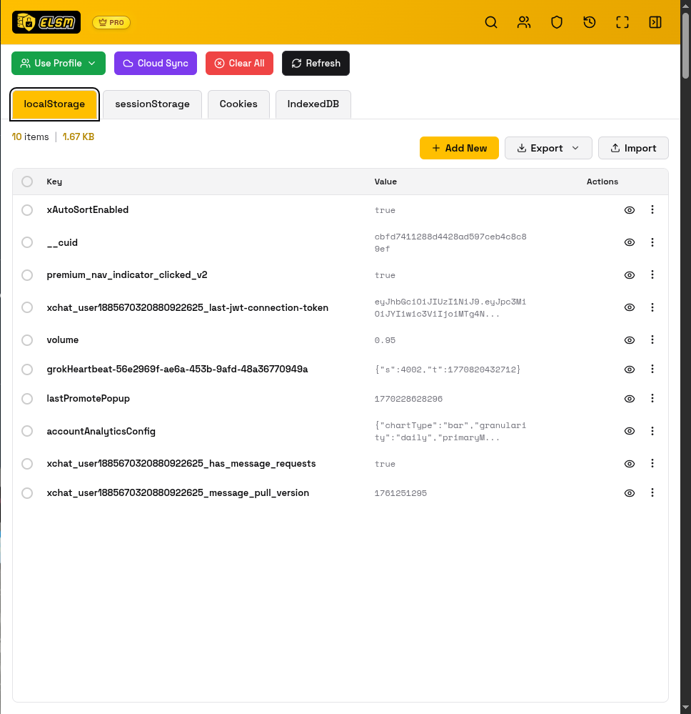 Extension Sidebar